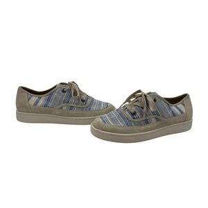 Zodiac Blue Multi Fabric Cheezburger Sneaker Size 11